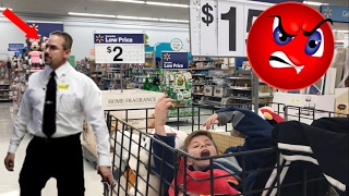 TRYING TO GET KICKED OUT OF WALMART! *SO FUNNY*