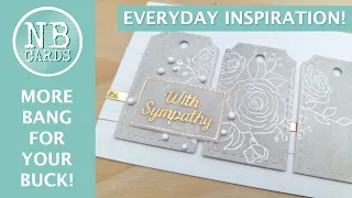 More Bang for Your Buck! [03] A Clean and Simple With Sympathy Card Tutorial [2024/66]