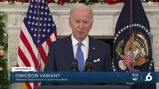 Biden provides update on threat of omicron variant