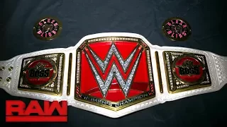 Sasha Banks' Raw Women's Title gets custom plates: Exclusive, Aug. 21, 2017