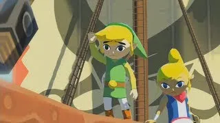 The Legend of Zelda Wind Waker HD: Goodbye Outset Island Cutscene 1080p