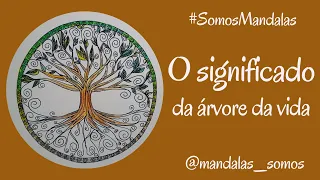 Significado da árvore da vida e como desenhar passo a passo #SomosMandalas