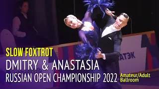 Slow Foxtrot = Dmitry Zakharenko & Anastasia Zakharenko = Russian Open Championship 2022 Adult Ballr