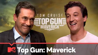 Top Gun Maverick Cast On NSFW Call Signs, Flying Lessons & Emotional Scenes | MTV Movies