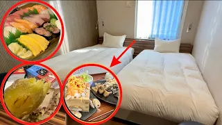 $0 Too Many Free Offerings & Free Buffet Breakfast 🍚🍣 Private Room Best Hotel in Japan Fukuoka