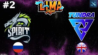 Spirit vs Tundra #2 (BO2) The Lima Major 2023