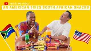 AN AMERICAN 🇺🇸 TRIES SOUTH AFRICAN 🇿🇦 SNACKS