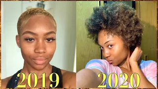 💥  1 YEAR HAIR JOURNEY 💥 | ➰NATURAL HAIR ➰| AFTER BIG CHOP💇🏽‍♀️ | TYPE 4 | BELLA RINGS 💎