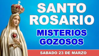 Santo Rosario de hoy Sábado 23 de Marzo de 2024 | Misterios Gozosos.