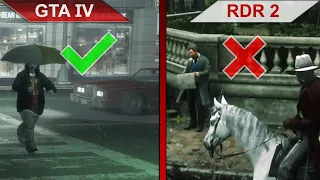 THE BIG COMPARISON | GTA IV vs. Red Dead Redemption 2 | PC | ULTRA