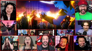 Reactors React To Loki Entry scene in What If ep 7. Loki meets Thor scene reaction compilation.