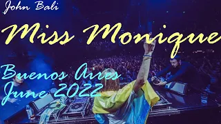 MISS MONIQUE, June 2022 Live Mix @Cascon Buenos Aires Argentine, Progressive House, Melodic Techno