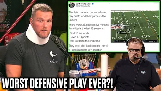 Pat McAfee Reacts To Jets Firing Gregg Williams After "Worst Defensive Play Call In History"