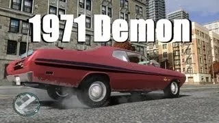 GTA IV - ICEnhancer 2.0 - 1971 Dodge Demon - Test Drive.