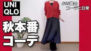 【60代コーデ115】リアル一週間秋コーデ/UNIQLO秋物/スフレヤーン良きね/整体は続くよ/65歳の日常/低身長