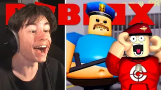 ONTSNAPPEN UIT BARRY'S GEVANGENIS !! | Roblox Barry's Prison Run (First Person Obby)