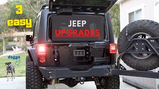 3 Easy Upgrades for the Jeep Wrangler Anyone Can Do!