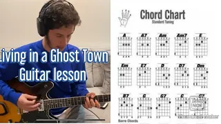 HOW TO PLAY - Living in a Ghost Town by The Rolling Stones with Chords