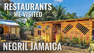 NEGRIL, JAMAICA Restaurants in West End We Visited - Part 1 [4K]