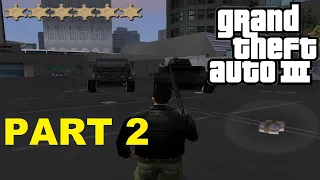 GTA 3 - 6 star wanted level playthrough - Part 2