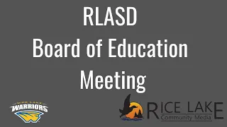 RLASD School Board Meeting 6-27-2022