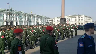 Rehearsal victory day parade 2019