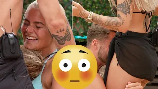 Islanders get physical during coconut game on Love Island Sweden 2023