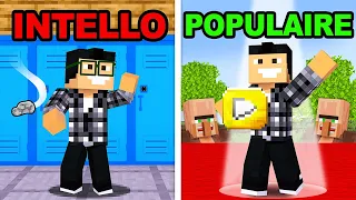 Minecraft mais DE INTELLO À POPULAIRE