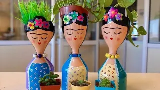 IDEIAS CRIATIVAS PARA SEU JARDIM COM GARRAFAS PET!