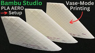 How to make super lightweight 3D-Printable Wings with Bambu Lab PLA AERO