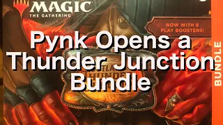 Mr. Pynk opens a Outlaws of Thunder Junction Bundle and discusses Frogurt.