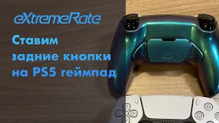Установка задних кнопок extremeRate на PS5 геймпад без пайки