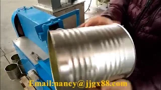 Semi-automatic tin can rolling/beading/threading machine