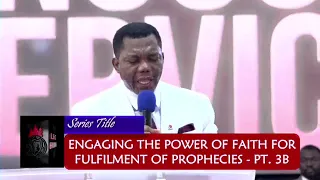Engaging The Power of Faith For Fulfilment of Prophecies PT. 3B - Pst.  Alexander Cornelius