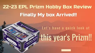 2022-23 Panini EPL Premier League Prizm Hobby Soccer Box Review.