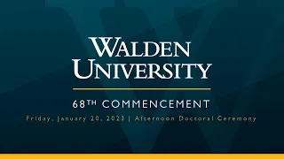 Winter 2023 Friday Afternoon Doctoral Commencement Ceremony