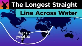 What's the Longest Straight Line You Can Sail Without Touching Land?