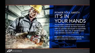 Power Tool Safety — It's In Your Hands