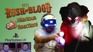 UNTIL DAWN RUSH OF BLOOD 1ST TIME USING PSVR
