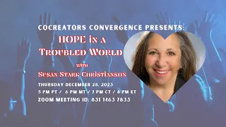 12.28.23 Hope in a Troubled World with Susan Christianson