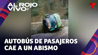 Autobús resbala y cae por un abismo en Perú