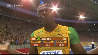 Usain Bolt Worldrecord  200m Men  Wm 2009