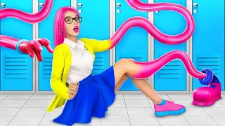 Transformação EXTREMA de Nerd a Princesa | Virei a Mamãe Pernas Longas da Vida Real por RATATA BOOM