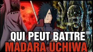 |NARUTO| TOP 5 DES PERSONNAGES POUVANT VAINCRE MADARA UCHIWA !