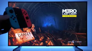 Metro: Last Light Redux Nintendo Switch dock mode gameplay | 4K TV