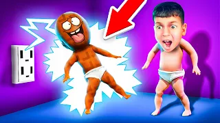 😱 МОЙ МЕЛКИЙ ДРУГ Стал *БЕЗУМНЫМ* РЕБЁНКОМ на 24 ЧАСА в РЕАЛЬНОЙ ЖИЗНИ !