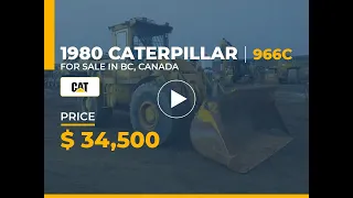 1980 CAT 966C Wheel Loader For Sale