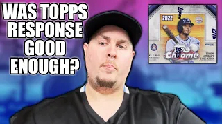 WE ALL GOT DUPED! | Was Topps Response to Missing SP's in Chrome Good Enough?