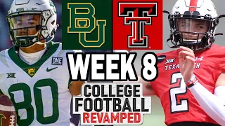 Baylor at Texas Tech - Week 8 Simulation (2024 Rosters for NCAA 14)