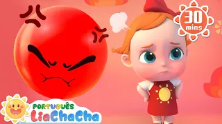 Os Sentimentos São pra Viver, Bebeê Lia! 😡🥰 | Compilação | LiaChaCha em Português - Música Infantil